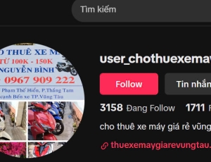 Thuê Xe Máy Giá Rẽ Vũng Tàu - A Bình